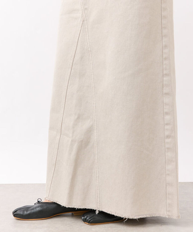  「【MONN.:.(モン)】LOOSE DENIM SKIRT」|スカート|