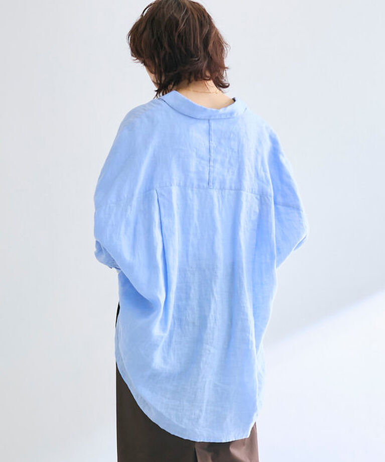  「予約【ベストセラー/7色展開/夏まで活躍】リネンワイドシャツ」|シャツ・ブラウス|