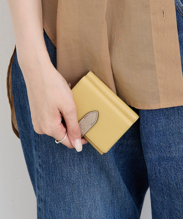  「レザーベルト三つ折りウォレット（SO-405）」|財布|