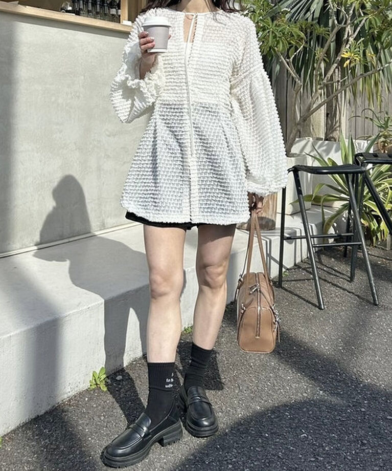  「フリンジシェイプチュニック」|シャツ・ブラウス|