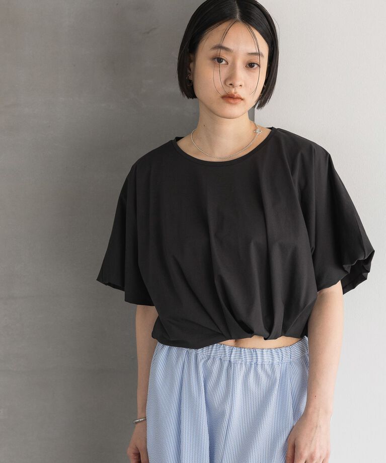 A part by 「バルーンカットＴシャツ」|Tシャツ・カットソー|チャコールグレー