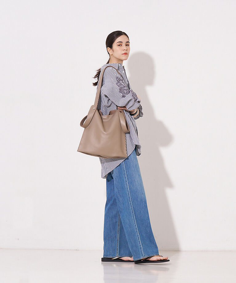 collex「【WEB限定】【BEAURE/ヴュレ】カウレザー 2WAY ハンドル トートバッ」|トートバッグ|