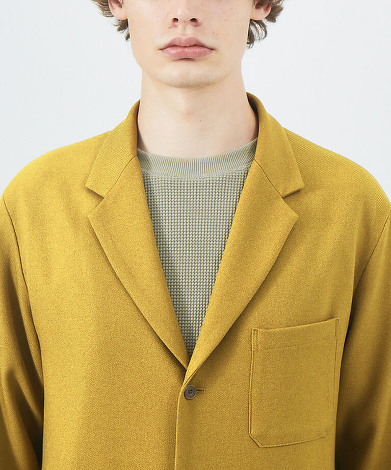ABAHOUSE「ツイル ストレッチ 2WAY ショップコート」|テーラードジャケット|