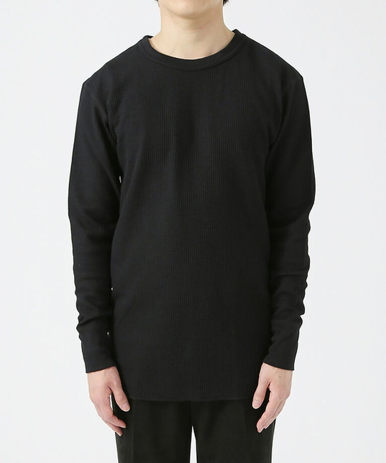 ABAHOUSE「【JEMORGAN/ジェーイーモーガン】ワッフル クルーネック ロングスリーブ」|Tシャツ・カットソー|