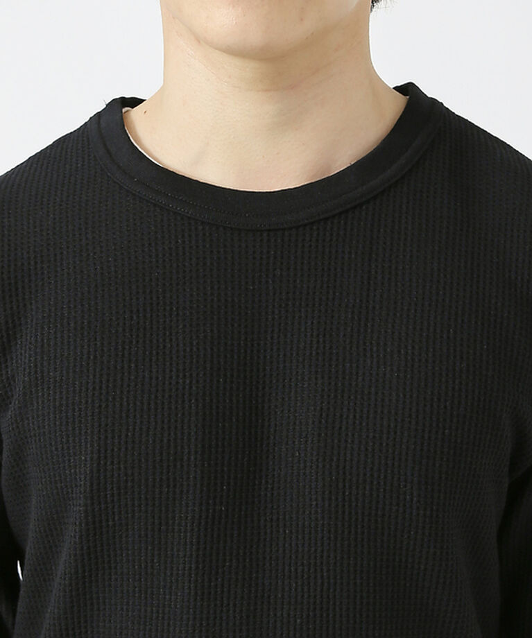ABAHOUSE「【JEMORGAN/ジェーイーモーガン】ワッフル クルーネック ロングスリーブ」|Tシャツ・カットソー|