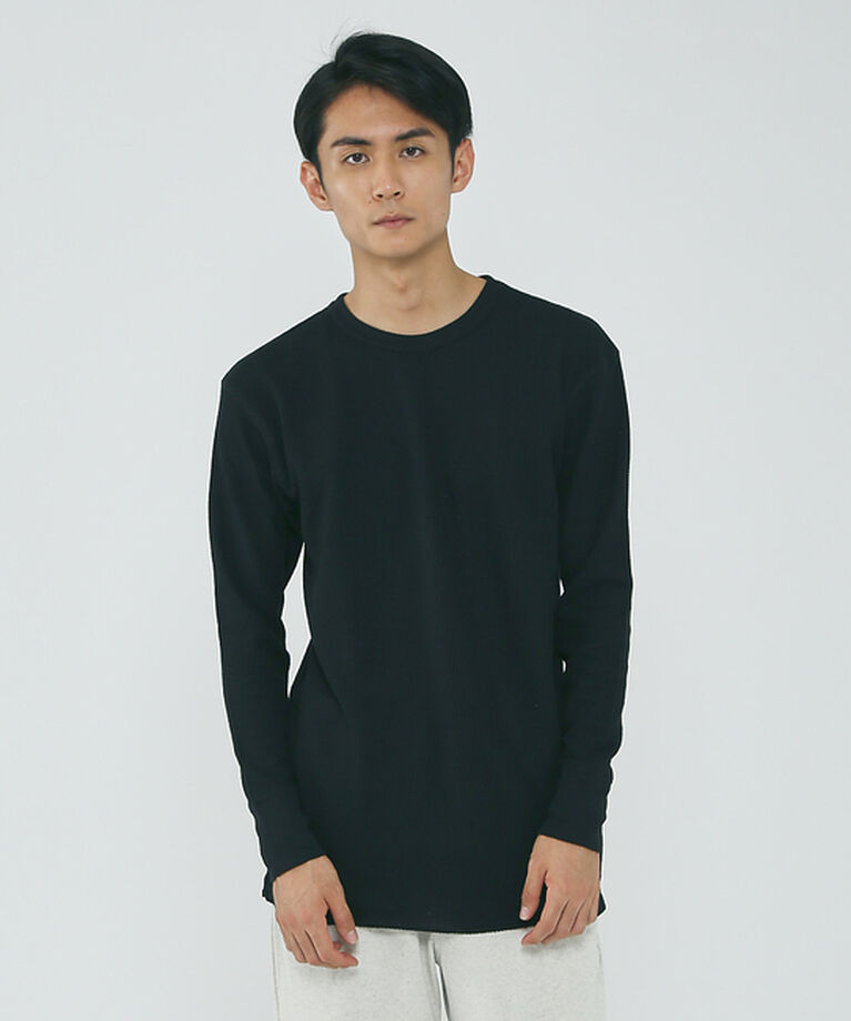 ABAHOUSE「【JEMORGAN/ジェーイーモーガン】ワッフル クルーネック ロングスリーブ」|Tシャツ・カットソー|
