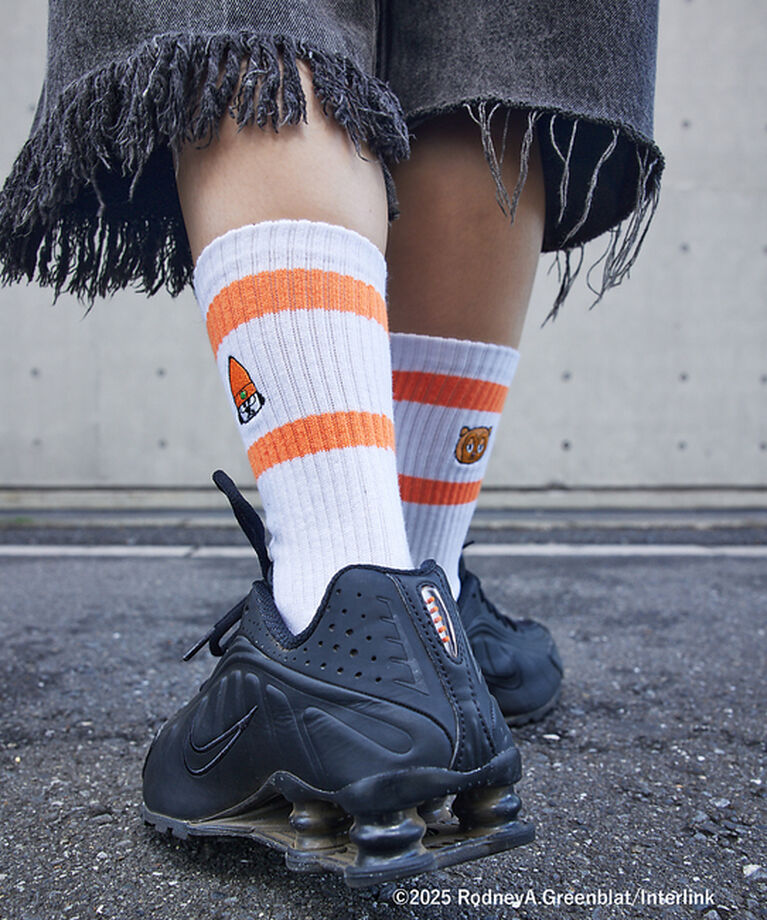 ABAHOUSE「【Parappa The Rapper×LAROUTE】パラッパ ラッパー /」|ソックス|