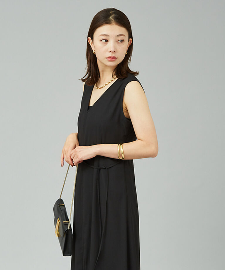 Rouge vif「ジョーゼットプリーツコンビワンピース」|ワンピース|