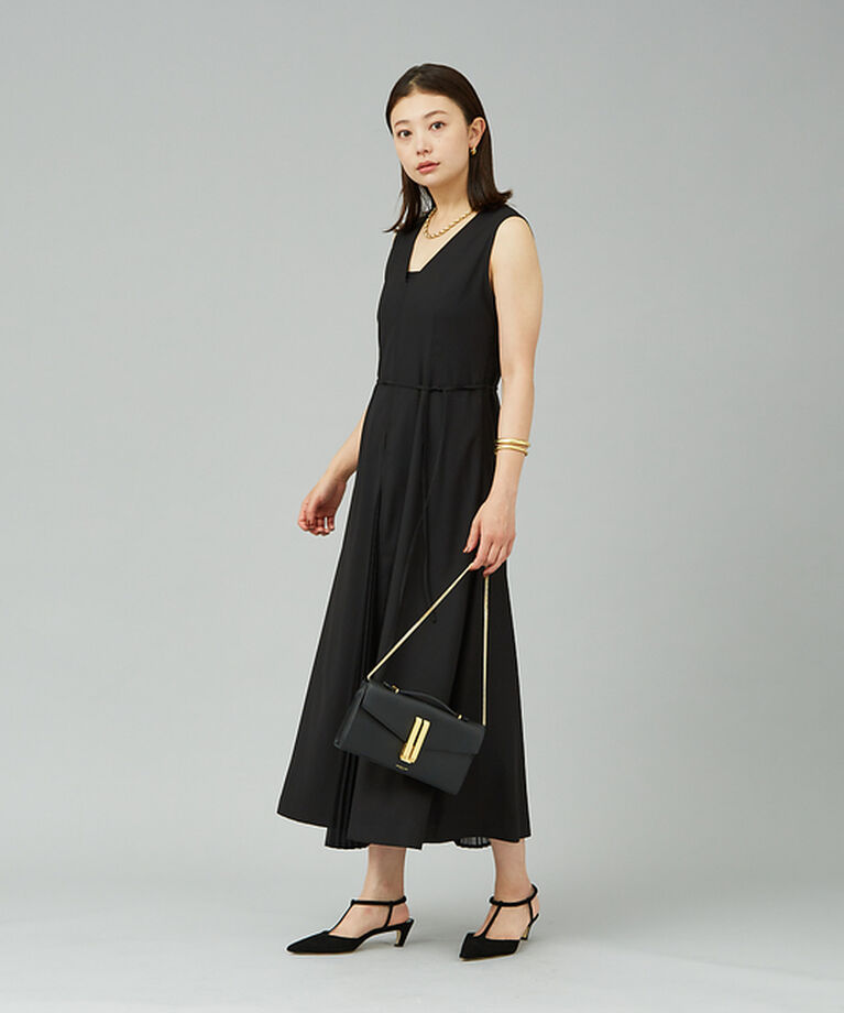 Rouge vif「ジョーゼットプリーツコンビワンピース」|ワンピース|