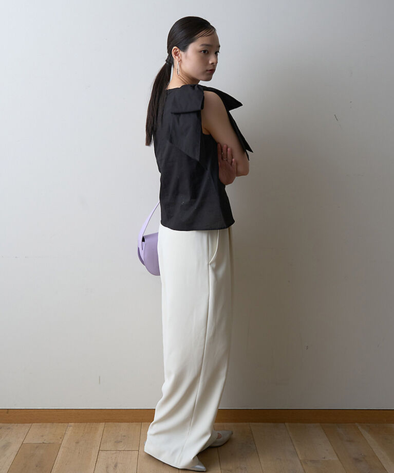 Rouge vif「【一部店舗限定】ショルダービッグリボンブラウス」|シャツ・ブラウス|