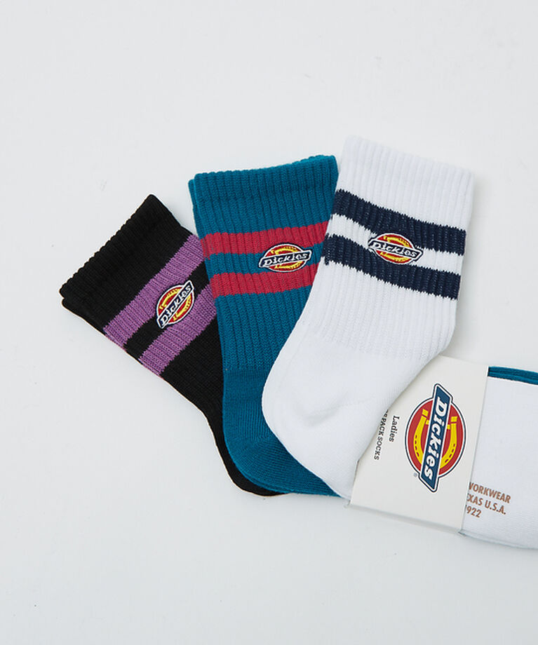 Rouge vif「【DICKIES/ディッキーズ】ソックス 3足セット / レディース / ワンポ」|ソックス|