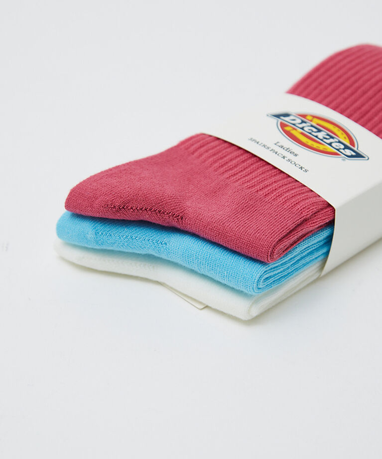 Rouge vif「【DICKIES/ディッキーズ】ソックス 3足セット / レディース / ワンポ」|ソックス|