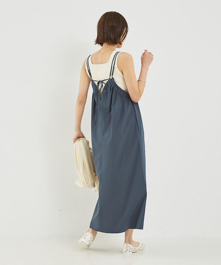 abahouse mavie「【大人のいちまんワンピ】ギャザーキャミワンピ」|ジャンパースカート|