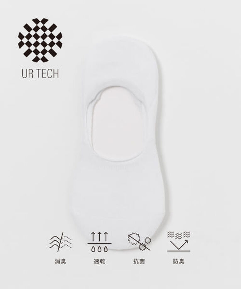 URBAN RESEARCH「UR 『UR TECH』厚手カバーソックス」|ソックス|WHITE