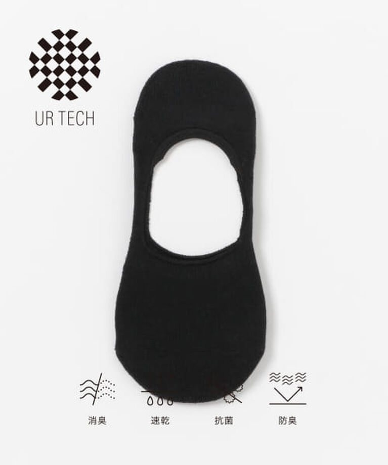 URBAN RESEARCH「UR 『UR TECH』厚手カバーソックス」|ソックス|BLACK