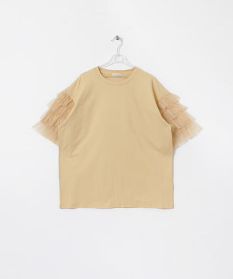 LAATO「LAATO organdy frill tee」|Tシャツ・カットソー|ハニー