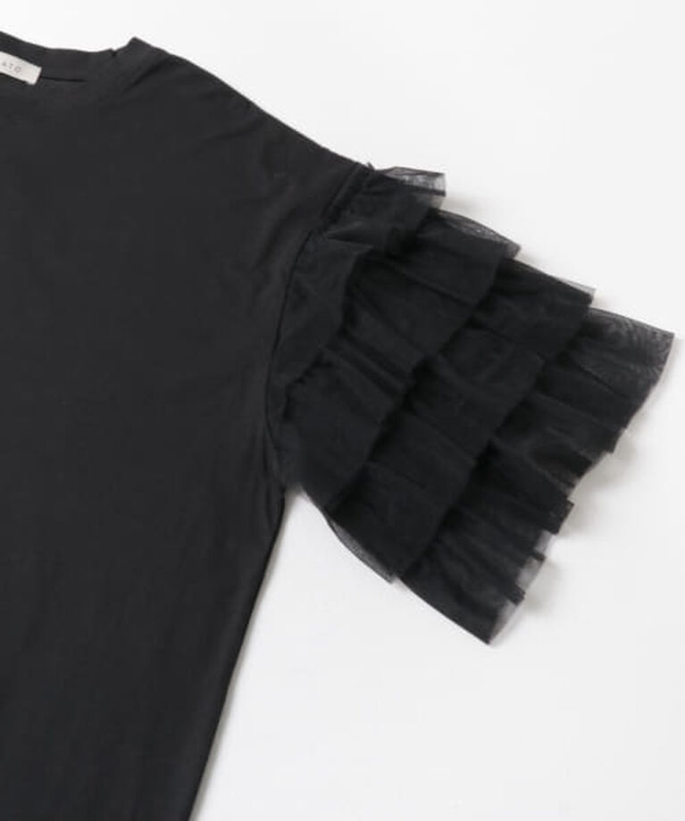 LAATO「LAATO organdy frill tee」|Tシャツ・カットソー|