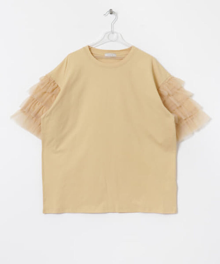 LAATO「LAATO organdy frill tee」|Tシャツ・カットソー|