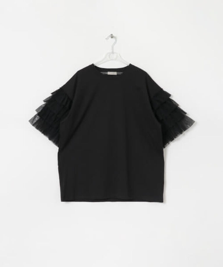 LAATO「LAATO organdy frill tee」|Tシャツ・カットソー|インク