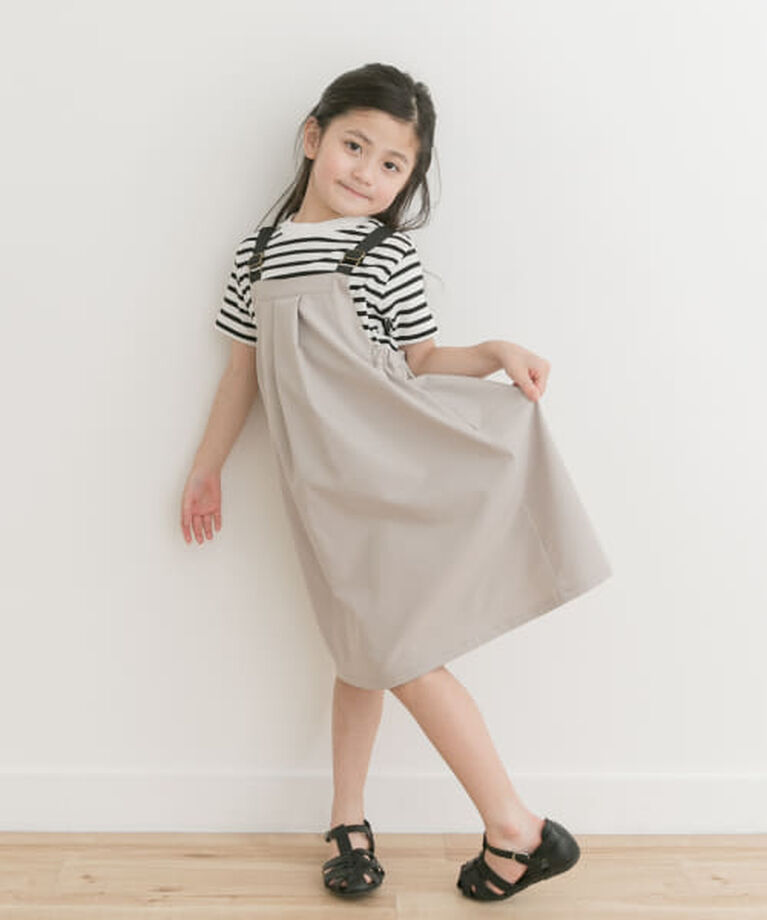  「DOORS 『親子リンク』add fabrics撥水ワンピース(KIDS)」|ワンピース|