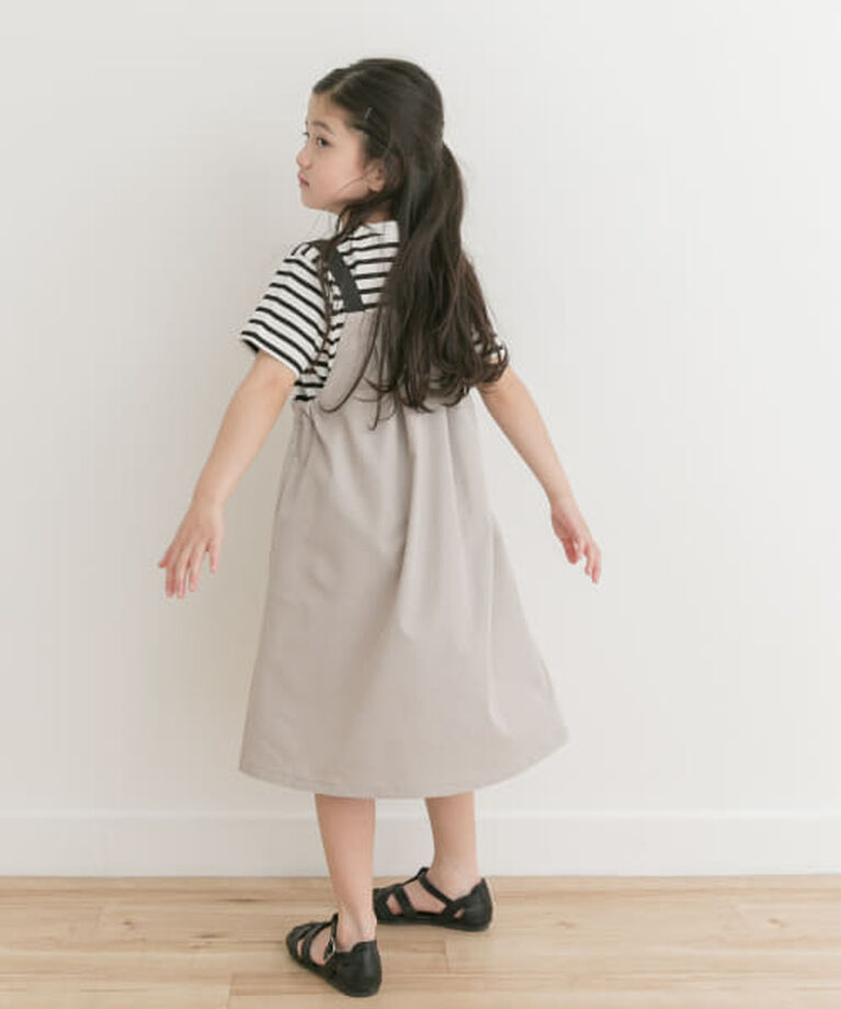  「DOORS 『親子リンク』add fabrics撥水ワンピース(KIDS)」|ワンピース|