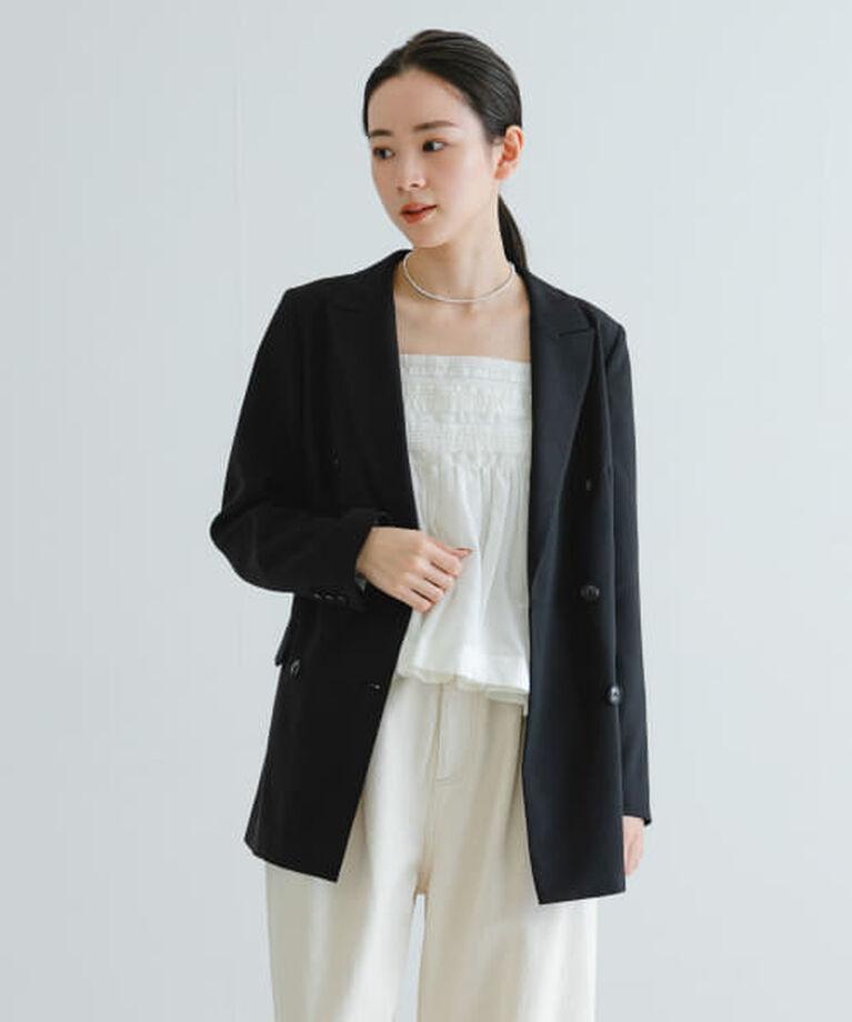 URBAN RESEARCH「UR ダブルブレストブレザージャケット」|その他|BLACK