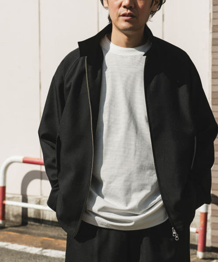 URBAN RESEARCH DOORS「DOORS 『吸水速乾』セオアルファドライビングジャケット」|ブルゾン・スタジャン|BLACK