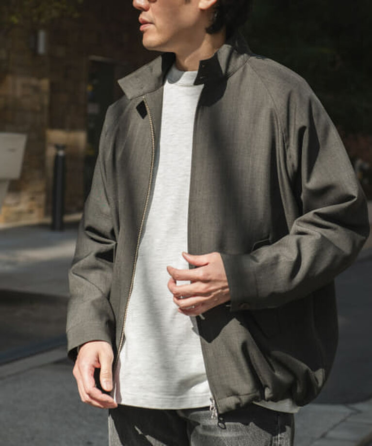 URBAN RESEARCH DOORS「DOORS 『吸水速乾』セオアルファドライビングジャケット」|ブルゾン・スタジャン|GRAY KHAKI