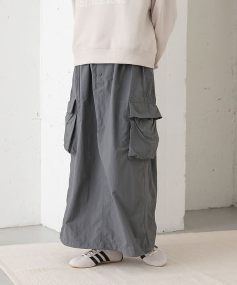URBAN RESEARCH DOORS「DOORS 『別注』Snow Peak Apparel×DOORS　Nylon Tussah Skirt」|スカート|