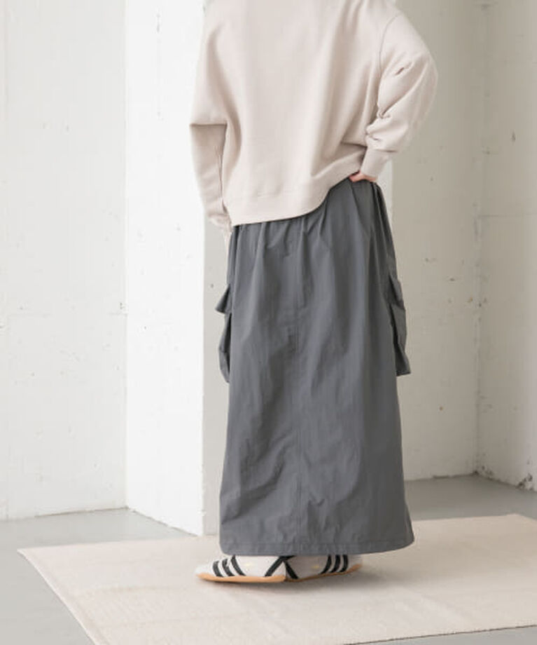 URBAN RESEARCH DOORS「DOORS 『別注』Snow Peak Apparel×DOORS　Nylon Tussah Skirt」|スカート|