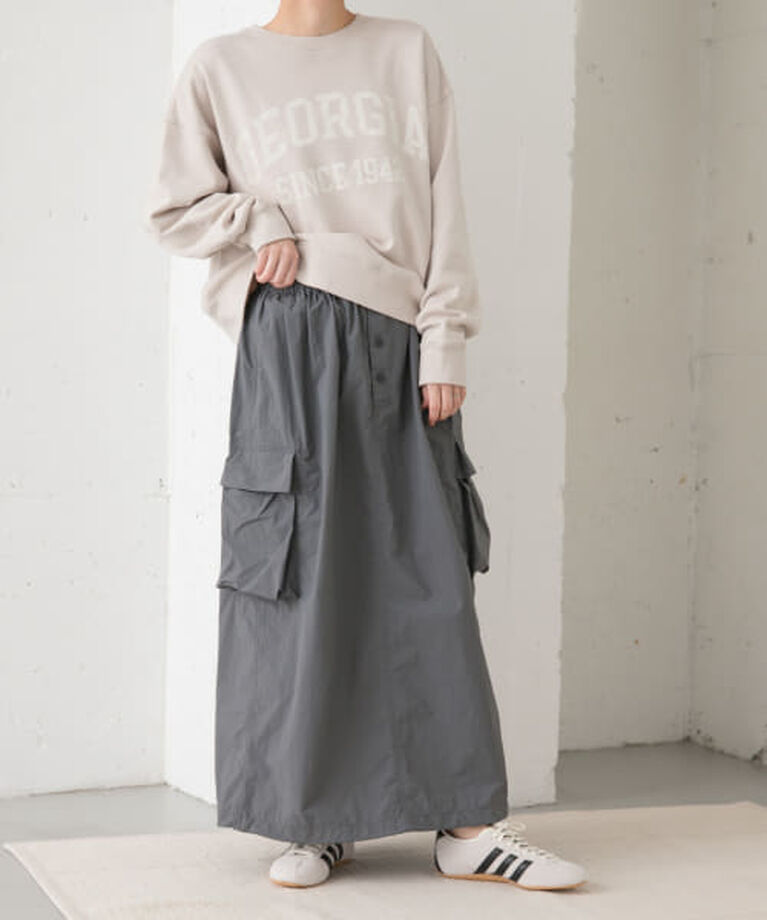 URBAN RESEARCH DOORS「DOORS 『別注』Snow Peak Apparel×DOORS　Nylon Tussah Skirt」|スカート|
