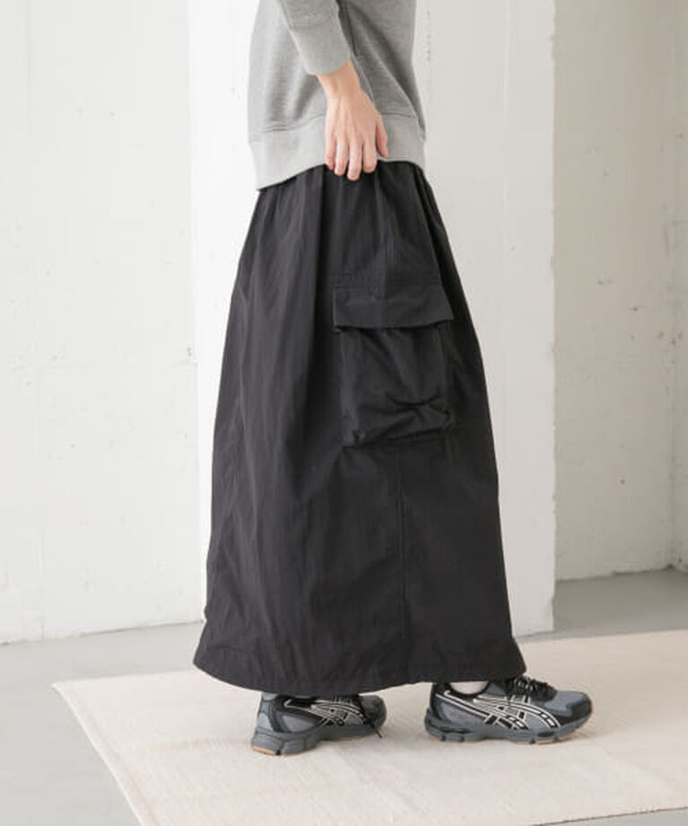 URBAN RESEARCH DOORS「DOORS 『別注』Snow Peak Apparel×DOORS　Nylon Tussah Skirt」|スカート|