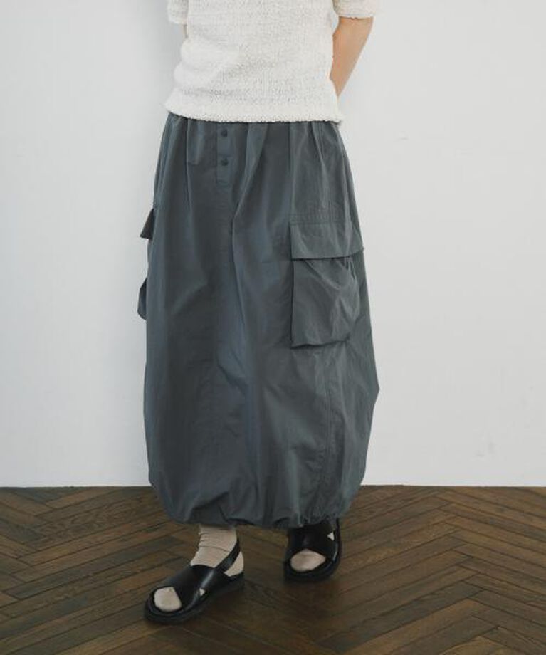 URBAN RESEARCH DOORS「DOORS 『別注』Snow Peak Apparel×DOORS　Nylon Tussah Skirt」|スカート|