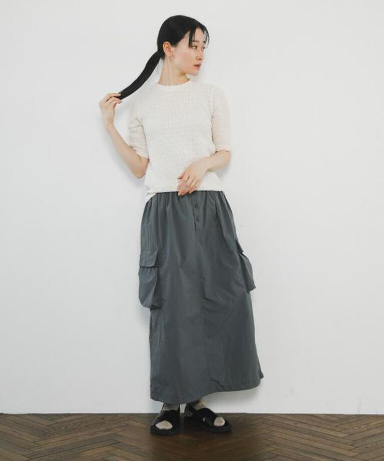 URBAN RESEARCH DOORS「DOORS 『別注』Snow Peak Apparel×DOORS　Nylon Tussah Skirt」|スカート|