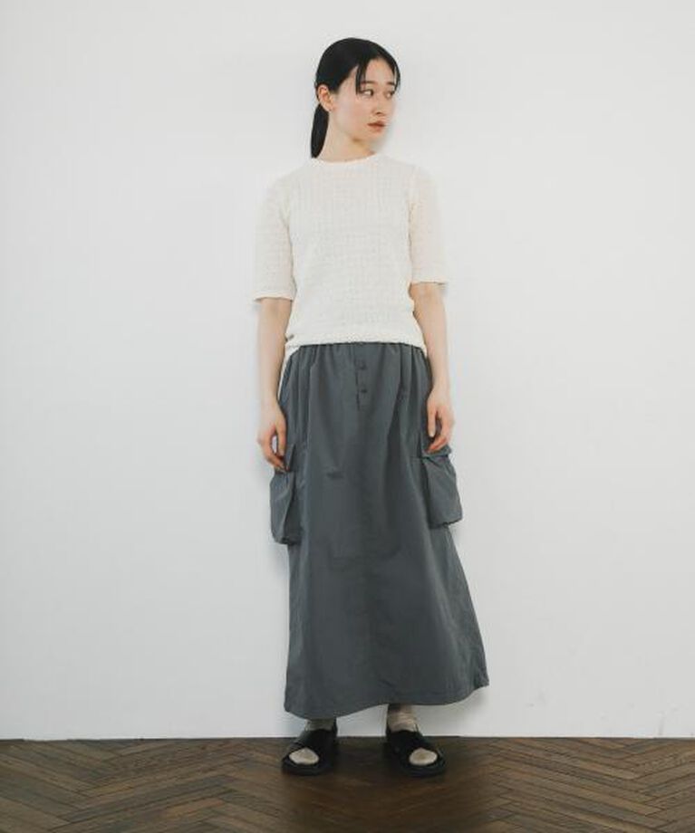 URBAN RESEARCH DOORS「DOORS 『別注』Snow Peak Apparel×DOORS　Nylon Tussah Skirt」|スカート|