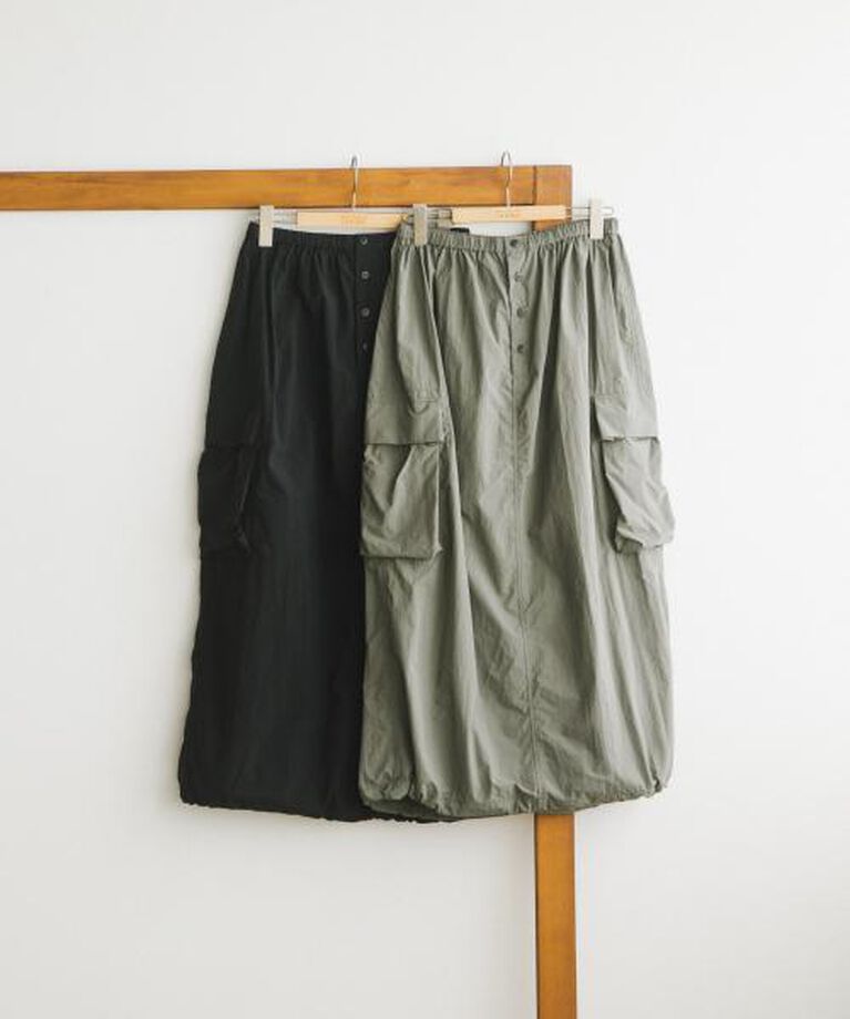 URBAN RESEARCH DOORS「DOORS 『別注』Snow Peak Apparel×DOORS　Nylon Tussah Skirt」|スカート|