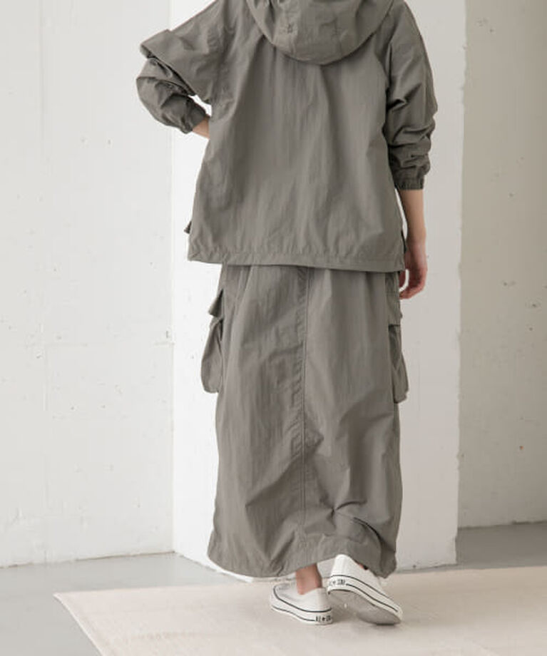 URBAN RESEARCH DOORS「DOORS 『別注』Snow Peak Apparel×DOORS　Nylon Tussah Skirt」|スカート|