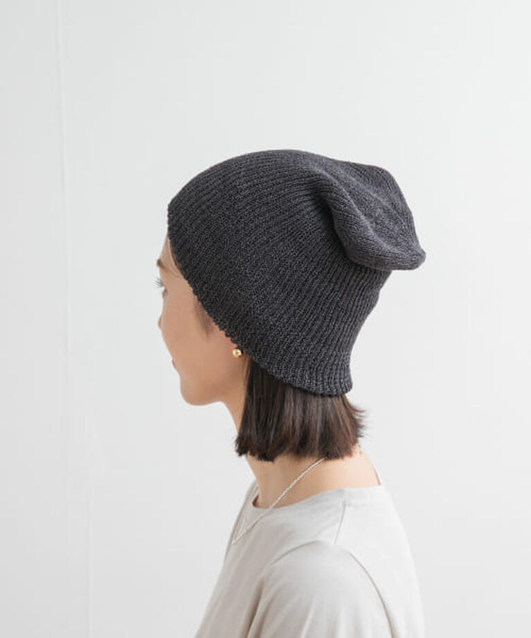 URBAN RESEARCH DOORS「DOORS 和紙ビーニー」|ニット帽|CHARCOAL