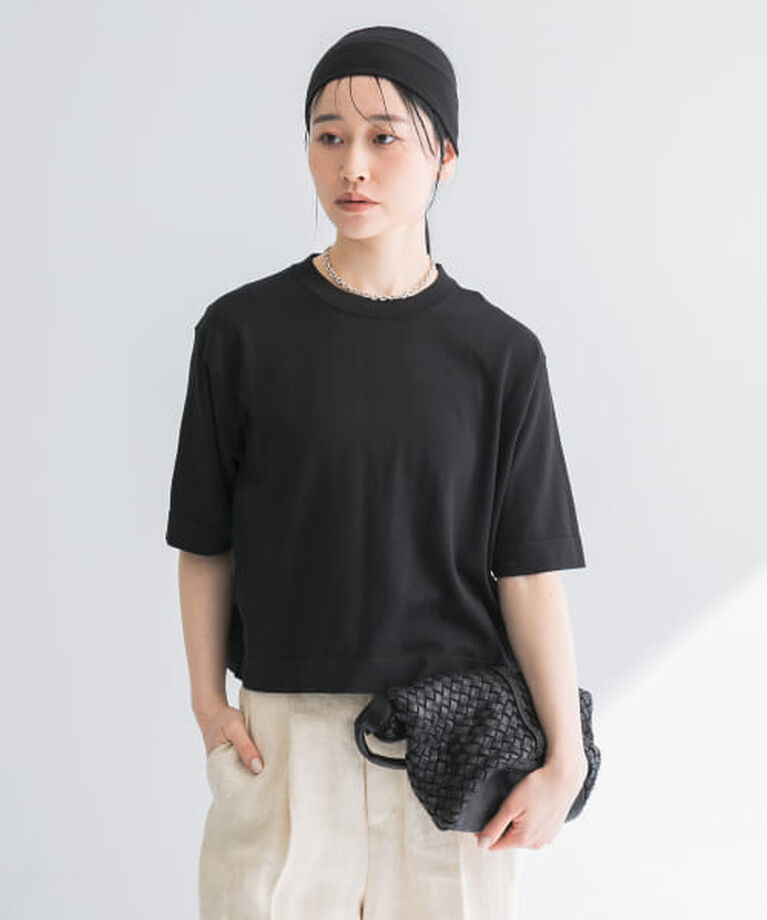URBAN RESEARCH「UR new basic　ハイゲージニットTシャツ」|Tシャツ・カットソー|