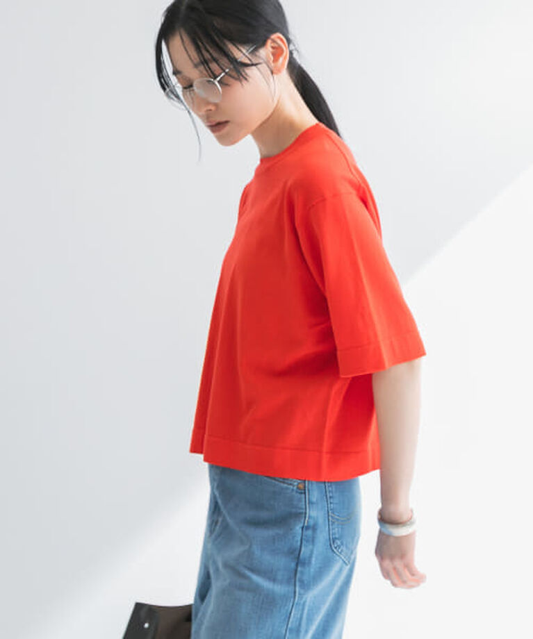 URBAN RESEARCH「UR new basic　ハイゲージニットTシャツ」|Tシャツ・カットソー|