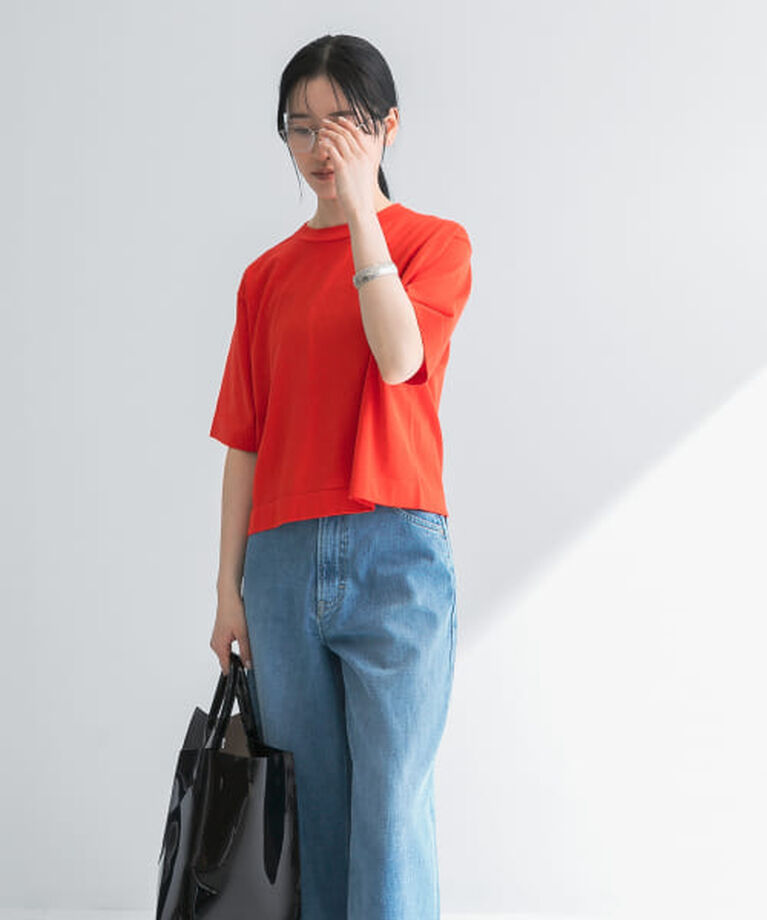 URBAN RESEARCH「UR new basic　ハイゲージニットTシャツ」|Tシャツ・カットソー|