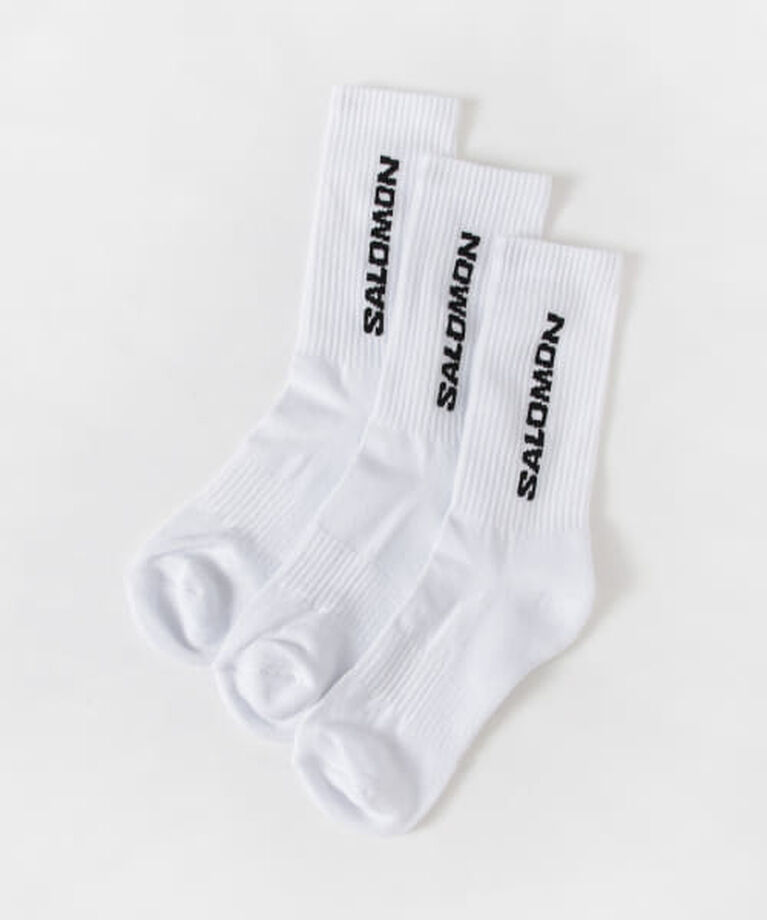 URBAN RESEARCH「UR SALOMON　EVERYDAY CREW 3-PACK」|ソックス|WHITE