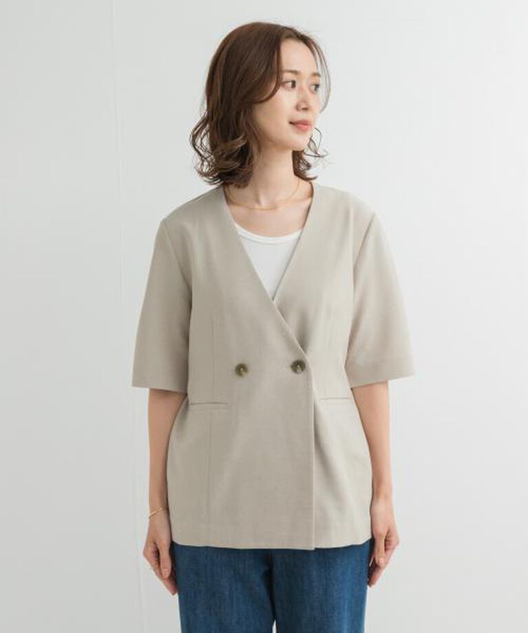 URBAN RESEARCH DOORS「DOORS 『UR TECH DRYLUXE』ハーフスリーブジャケット」|その他|