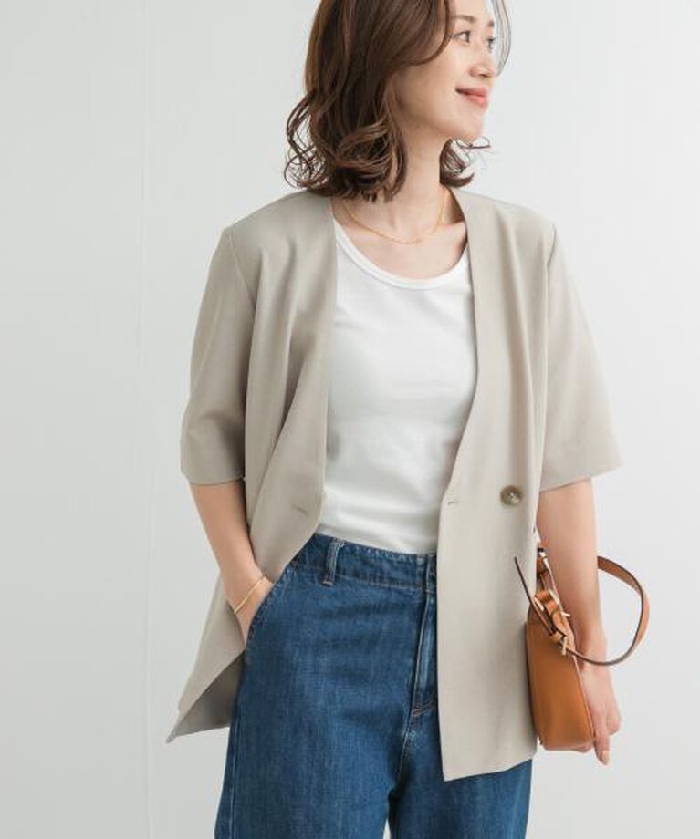 URBAN RESEARCH DOORS「DOORS 『UR TECH DRYLUXE』ハーフスリーブジャケット」|その他|