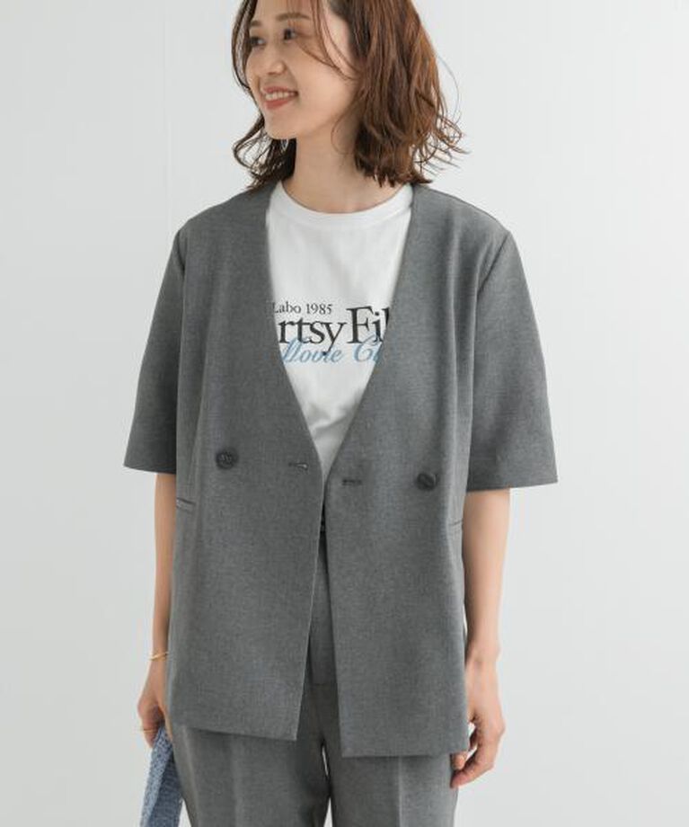 URBAN RESEARCH DOORS「DOORS 『UR TECH DRYLUXE』ハーフスリーブジャケット」|その他|