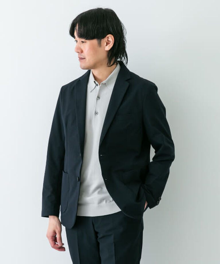 URBAN RESEARCH DOORS「DOORS 『イージーケア』LIFE STYLE TAILOR　シアサッカーコンフォータブルジャケット」|その他|