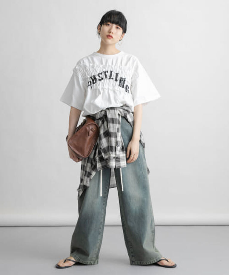  「KBF シアーチェックBIGシャツ」|シャツ・ブラウス|