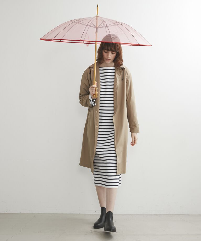 Traditional Weatherwear「CLEAR UMBRELLA BAMBOO」|傘|