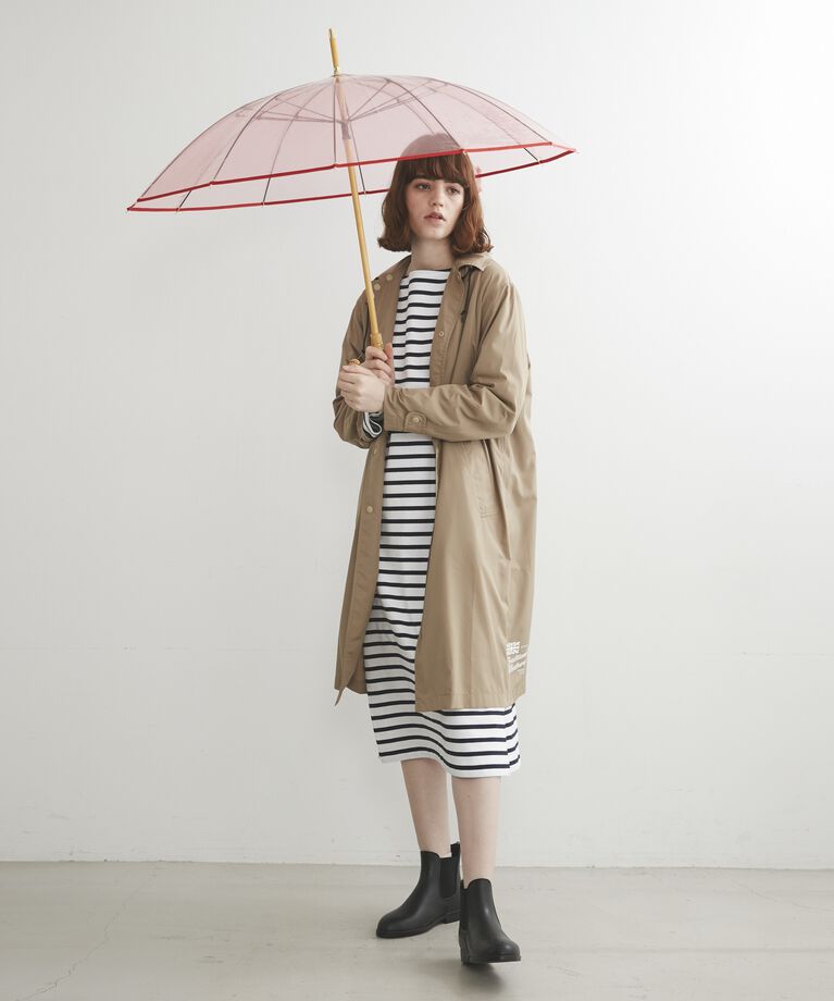 Traditional Weatherwear「CLEAR UMBRELLA BAMBOO」|傘|