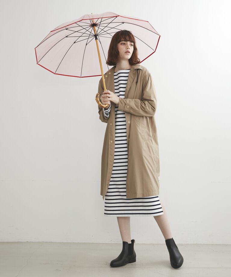 Traditional Weatherwear「CLEAR UMBRELLA BAMBOO」|傘|